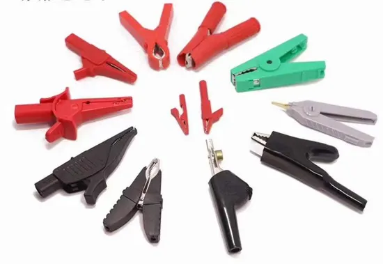 300A cobre banhado / metal de latão totalmente isolante clipe de bateria de crocodilo de mola de carro grande cabo automático / fio vermelho preto clipes de jacaré elétricos de aço inoxidável