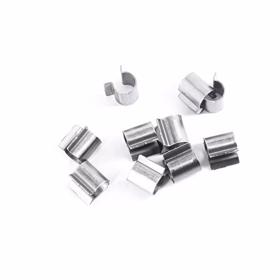 Braçadeira de mangueira de aço inoxidável, peça de estampagem de metal, braçadeiras de mangueira
